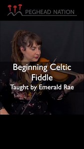 New lesson in Beginning Celtic Fiddle with Emerald Rae! “The Parting Glass” is one of the most popular traditional Irish songs, and is often sung and/or played at the end of seisiúns. It’s in the key of Em, and is played as an air, with no steady pulse. Join us! https://ow.ly/fUQW50OScI0 #fiddle #irishmusic #scottishmusic #celticfiddle #pegheadnation | Peghead Nation | Facebook