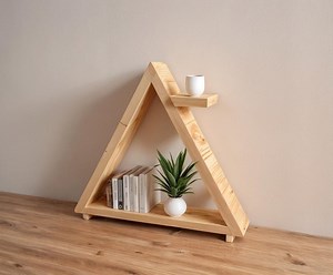 Triangle Side Table Build Plan, Modern Accent Furniture (digital Download) - Etsy Australia