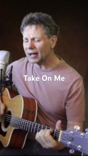 Take on me- Acoustic cover #coversong #acousticcover #shorts #guitar #takeonme #aha