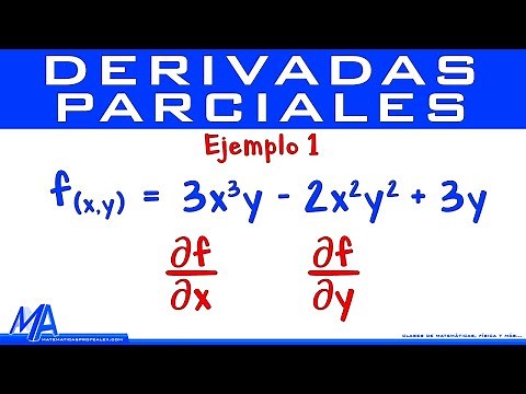 First-order partial derivatives | Example 1