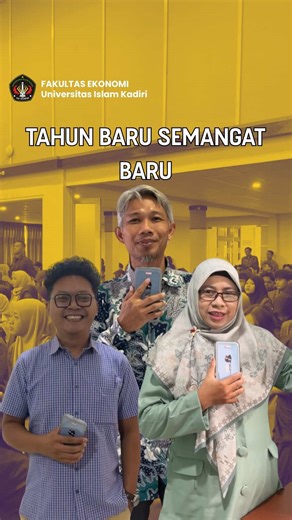 Selamat Tahun Baru Sobat FE!! Doa baik dan semangat baru untuk 2026! Semoga hal baik dan harapan harapan baik bisa tercapai di tahun depan! 🙌🏻✨ #tahunbaru #semangat #newyear #uniskakediri #feuniska