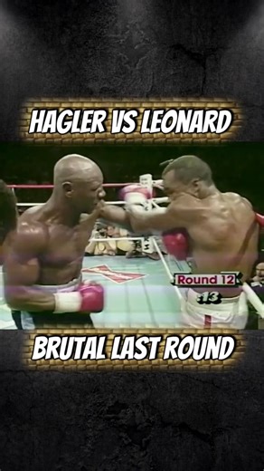 🇺🇸 Marvin Hagler vs 🇺🇸 Sugar Ray Leonard #boxing #highlights #sports