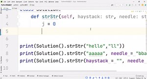 Python基础实战100例(98)-字符串 实现strStr()