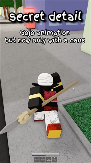 The secret to the running animation in JJS! 👀 #roblox #jjkgame #jujutsushenanigans #jjs