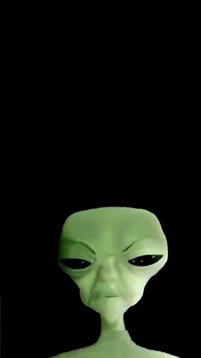 Green Alien Meme Sing Firework