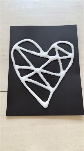 Brittany Bacharach on Instagram: "This is your sign to try salt painting with your kids! I mean how satisfying is this to watch when the colors spread?!😍 On paper, use washable glue to make a design. Pour table salt all over and shake off excess. Let dry for a few minutes. Take watercolor paint and tap paint onto the salt covered glue. It’s so simple and the process is so fun! *This is an art activity that’s about the process. While the end result is beautiful, it will flake off if you hold it