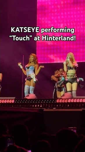 KATSEYE performing TOUCH at Hinterland! (without Manon and Sophia) 👀