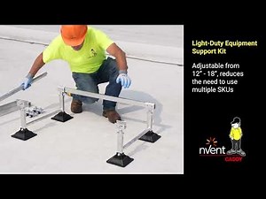 nVent CADDY Pyramid Light-Duty Equipment Support and Extension Frame Installation