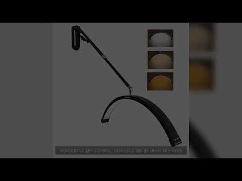FOSOTO Wall Mounted Half Moon Lamp Photographic Fill Light LED Ceiling Light for Barbershop Eyelashe