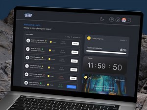 Empower Quest – Gamified Learning Web App UI