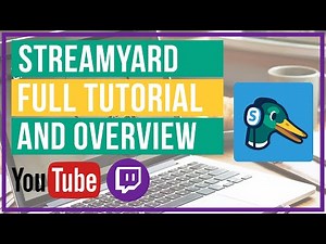 Streamyard Full Tutorial and Overview - How To Setup Your Live Stream