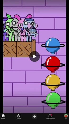 Balloon popping challenge