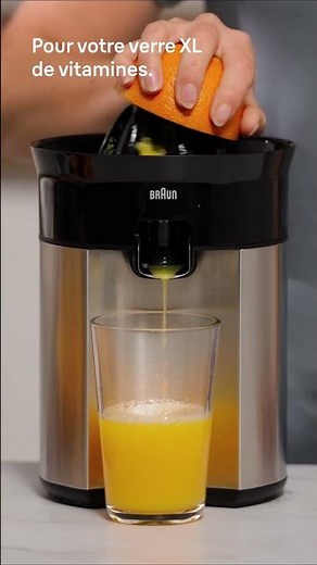 Découvrez le presse-agrumes CitrusQuick 5 de Braun