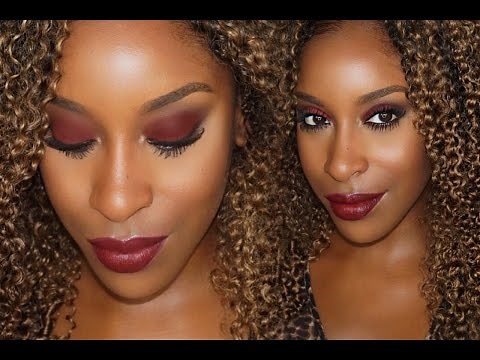 Vampy Fall Makeup Bold Eye + Lip | Jackie Aina