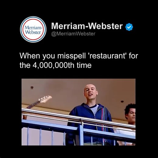 Merriam-Webster on Instagram: "'Restaurant' comes from the same French word that gave us 'restore.' This is the reason why there is no 'n' in 'restaurateur.'"
