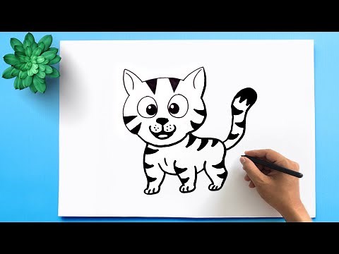 How to Draw a Tiger for Kids 🐯| Baby Tiger Drawing for Beginners