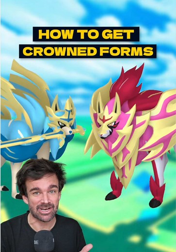 It’s time! Get Crowned Sword Zacian and Crowned Shield Zamazenta easily with this guide! #pokemontiktok #pokemongo #pokemongotrainer
