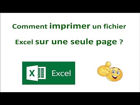 Imprimer Excel sur une seule page