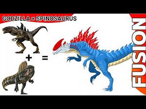 How To Draw Godzilla1998 ( Zilla ) Fusion Spinosaurus ( JurassicWorld ) : MonsterFusion