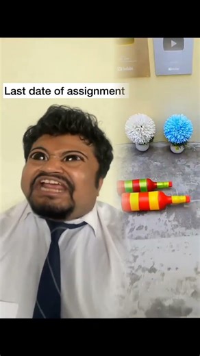 last day of assignment 🤣🤣 #funny #comedy #reltable #schoollife