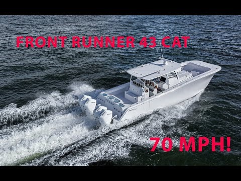 Going 70 mph in a Front Runner 43 Cat