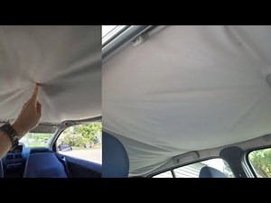 Comment recoller un ciel de toit de voiture qui se décolle gratuit et pas cher ? Recoller Tissu