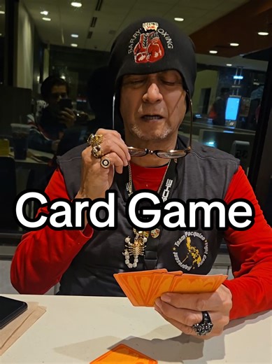 He's slowly learning. #adultgofish #cardgame #tiktokshop #tiktokmarketplace #tiktokmademedoit