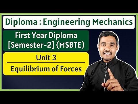 Equilibrium of Forces - 01 | Lami's Theorem | Engineering Mechanics