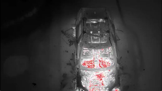 What should you do during a fire caused by a lithium-ion battery?