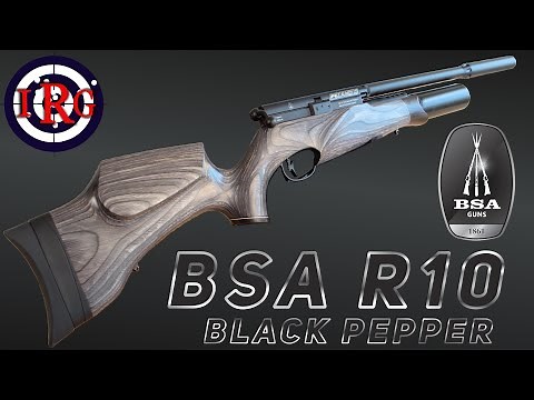 BSA R10 SE Black Pepper Grey Laminate Air Rifle Review 4K