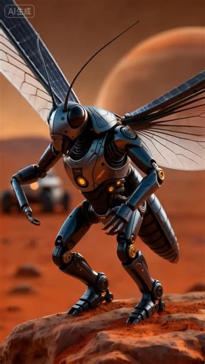 180K views · 4.3K reactions | The new star grasshopper drone imagines a future where technology is rapidly developing, humanity is entering an interstellar civilization, and can freely explore extraterrestrial planets in the universe. Against this backdrop, various artificial intelligence machines have emerged. #ScienceFiction #RobotTransformation #LanLaonian AI Video | Amazing post | Facebook