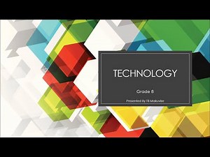 Technology Gr8 Lesson 2 Term 2