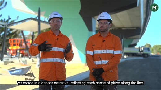 🎨 The Armadale Line just got more colourful 🌈 Get ready for the Graphic Art Trail along the elevated Armadale Line - a vibrant collection of artwork that will transform station plazas, precincts and public spaces ! 🌟 From piers to urban surfaces, every space becomes a canvas along the immersive trail 🔥 🖌️Brought to life by Moving Colour Studio's Chris Nixon and Kyle Hughes-Odgers. | METRONET