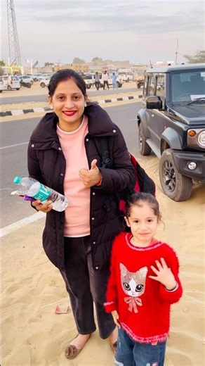 Gunnu ne mamma ki kari help ! Registan me fasa pair 😳😳 #shorts