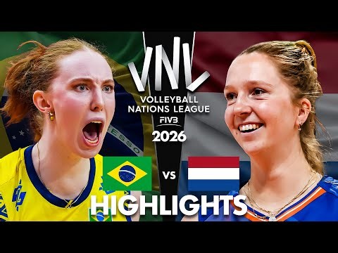 BRAZIL 🇧🇷 vs NETHERLANDS 🇳🇱 | Highlights | Women's VNL 2026