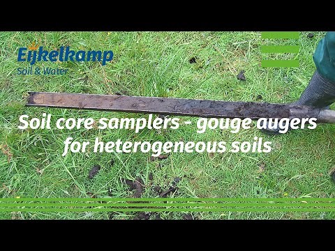Soil core samplers - gouge augers for heterogeneous soils