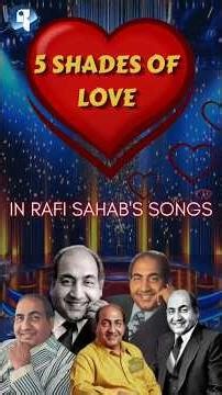5 Shades of Love in Rafi Sahab's Voice | By- @RohitKataria #love #romance #music #vocal