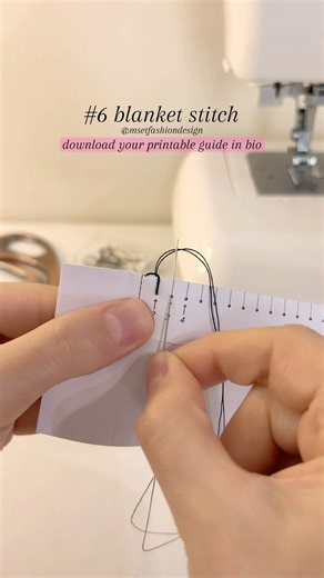 How to sew #6 blanket stitch- 10 stitches you need to know #sewing #handstitching