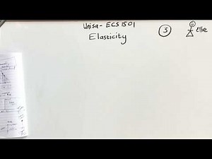 ECS1501 Elasticity of demand