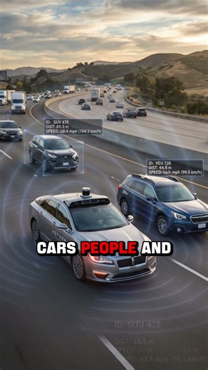 How Do Self-Driving Cars See the Road? 🤯 | Autonomous Car Technology Explained #chatgpt #automobile