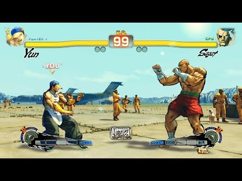 Yun vs Sagat (Hardest) Street Fighter 4.| Epic Battle