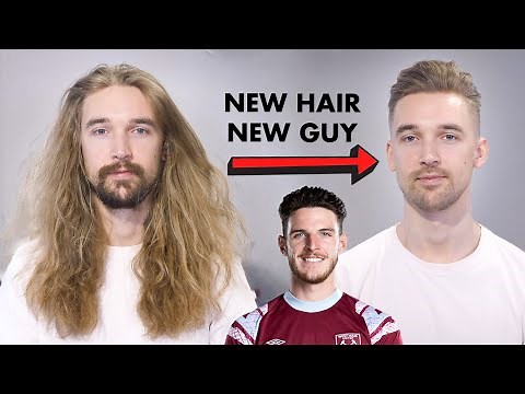 Declan Rice hairstyle - Undercut Style - Long to short hair transformation