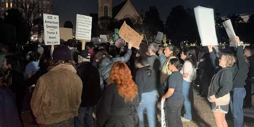 Charleston protesters rally against ICE following deadly Minneapolis shooting