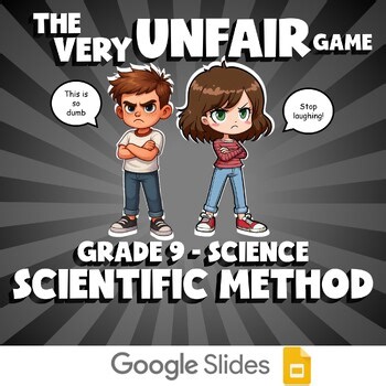 Scientific Method VERY UNFAIR GAME - No Prep Grade 9 Science Review Activity