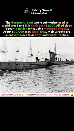 German U-boat Wolfpack Attacks #shortvideo #shorts