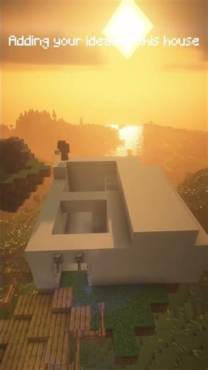 Adding ideas to this house ep. 24 #minecraft #minecrafttutorial #minecraftideas #fyp #shorts #mc