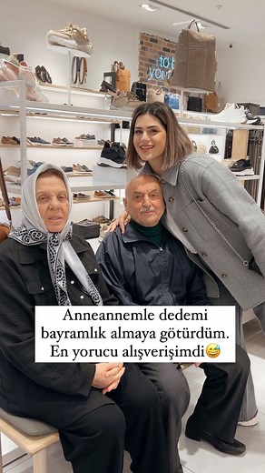 İrem Altun | Arkadaşlar ölüm gibi bir şeydi ama kimse ölmedi🤪❤️ Anneannemle dedeme bir şey aldırmak öyle zor ki. Fiyatlara şok oldular zaten😂 Yahu siz... | Instagram