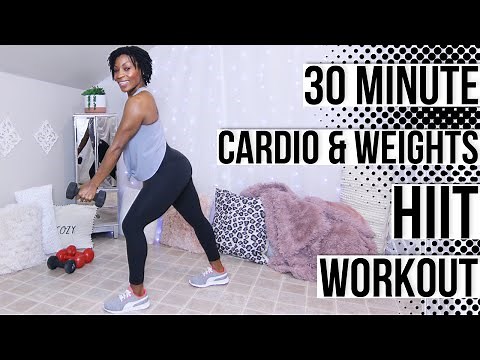 30 Minute Strength and Cardio Workout | Dumbbells | HIIT | Puzzle FIt