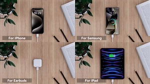 USB C Wall Charger Block, 2-Pack 40W 4-Port Fast Charging Block PD Power Adapter +QC 3.0 USB A Wall Plug Multiport Type C Box Cube for Phone 15/14/13/12/11 Pro Max, Galaxy, Pixel