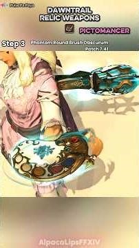 Dawntrail Relic Weapons - Pictomancer #ffxiv